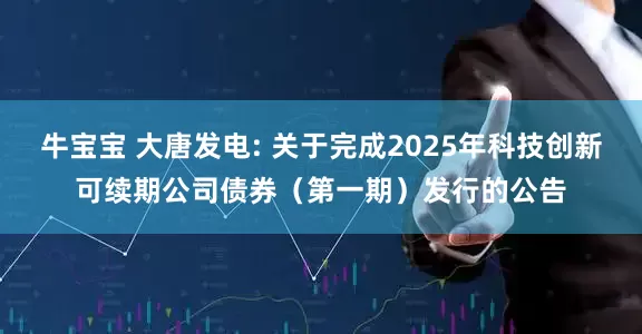 牛宝宝 大唐发电: 关于完成2025年科技创新可续期公司债券（第一期）发行的公告